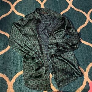 Geometric Pattern Blouse from The Limited